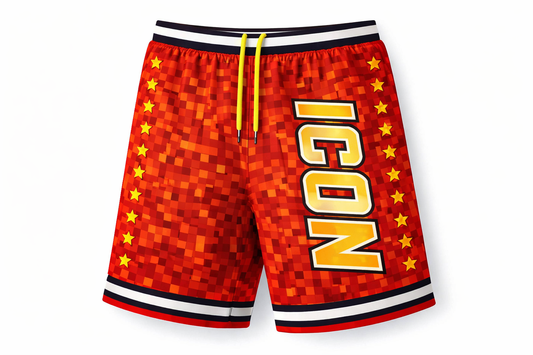 Iconic Red Shorts